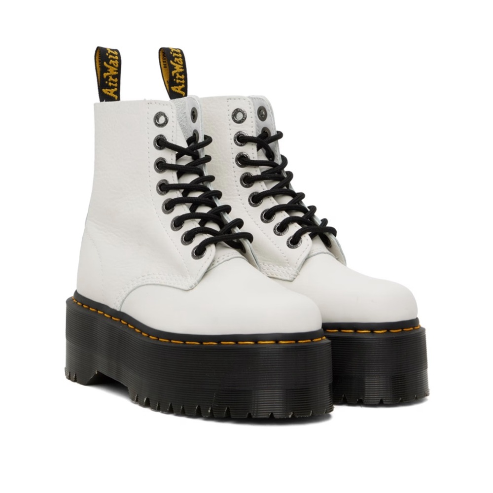 Dr. Martens White 1460 Pascal Max Boots